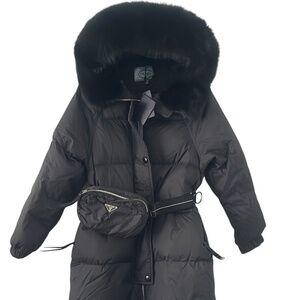 Pre-Loved PRADA Puffer Knee Length Coat